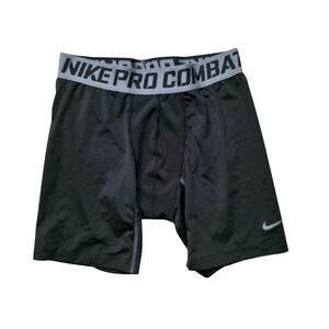 Nike Pro Combat Compression Shorts L Black Athletic